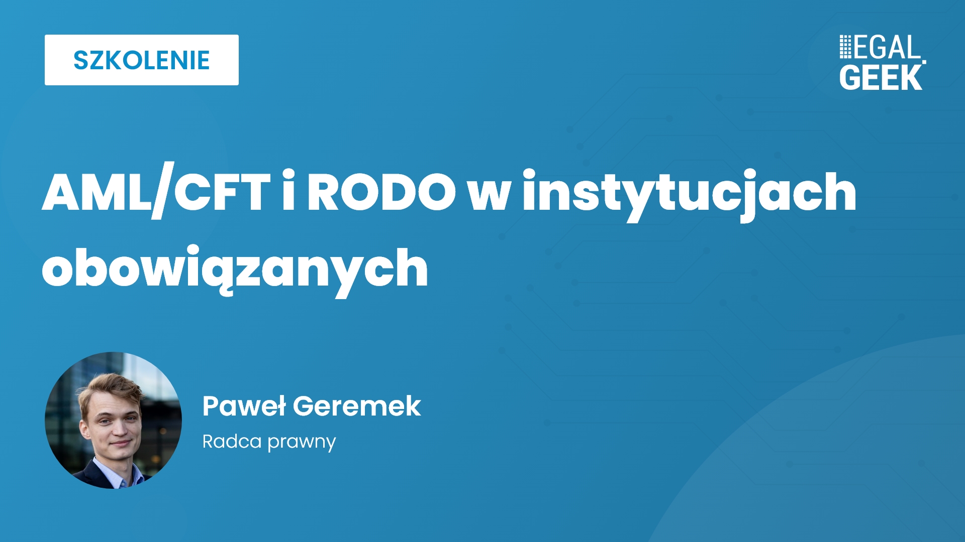 AML/CFT i RODO w instytucjach obowiązanych